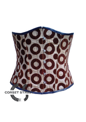 Jute Flocking Waist Training Gothic Women Underbust Plus Size Corset Top