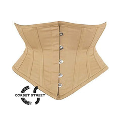 Nude Cotton Sexy Waist Training Underbust Corset