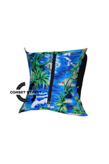 Summer Beach Printed Cotton Underbust Corset Island Costume Plus Size Top