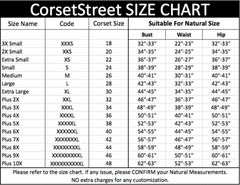 Women’s Baby Blue and White Corset Brocade Longline Overbust Bustier Top With Crop Top T-shirt