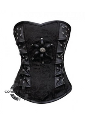 Black Brocade Corset