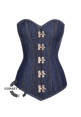 Blue Denim Corset