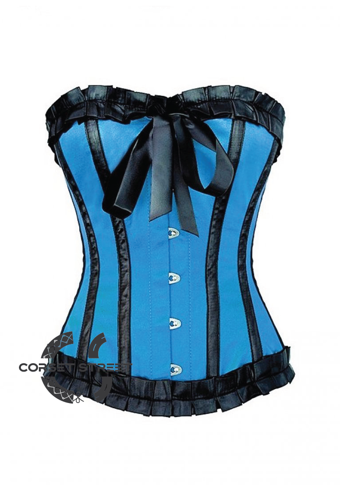 Blue Black Corset