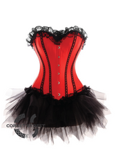 Red Black Corset