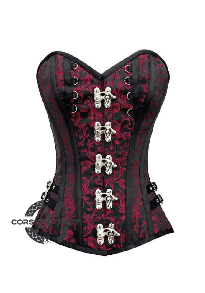 Red Black Corset