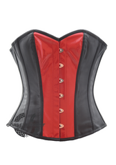 Faux Leather Corset