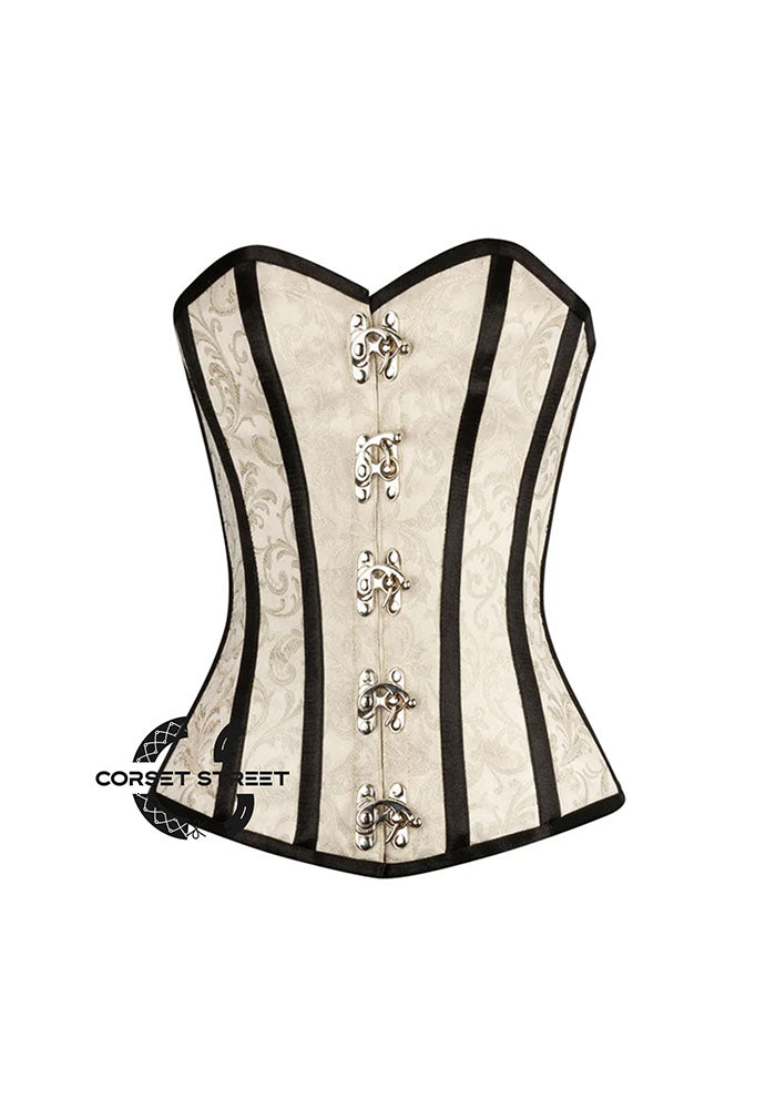 Ivory Brocade Corset