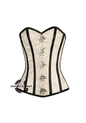 Ivory Brocade Corset
