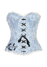 Blue White Corset