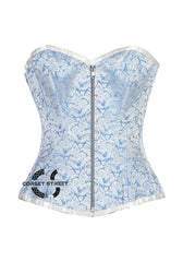 Blue White Corset