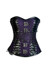 Purple Black Corset