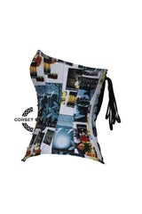 Women’s Printed Beach Cotton Summer Costume Gothic Plus Size Overbust Corset