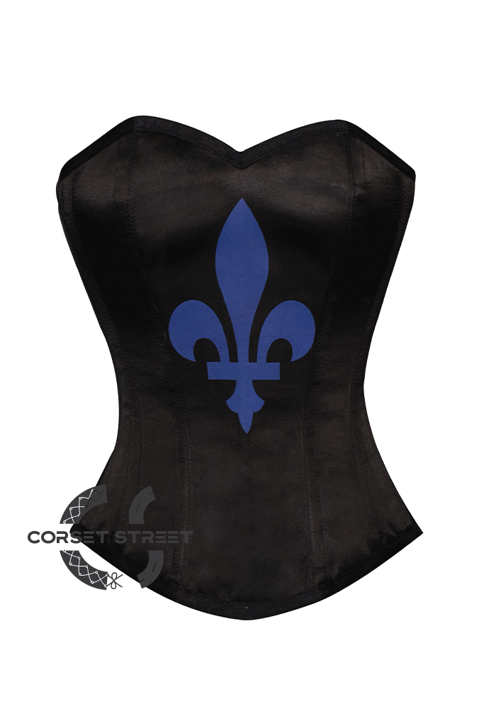 Black Blue Corset