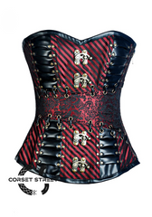 Red & Black Harley Quinn Corset