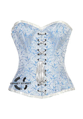 White Blue Corset